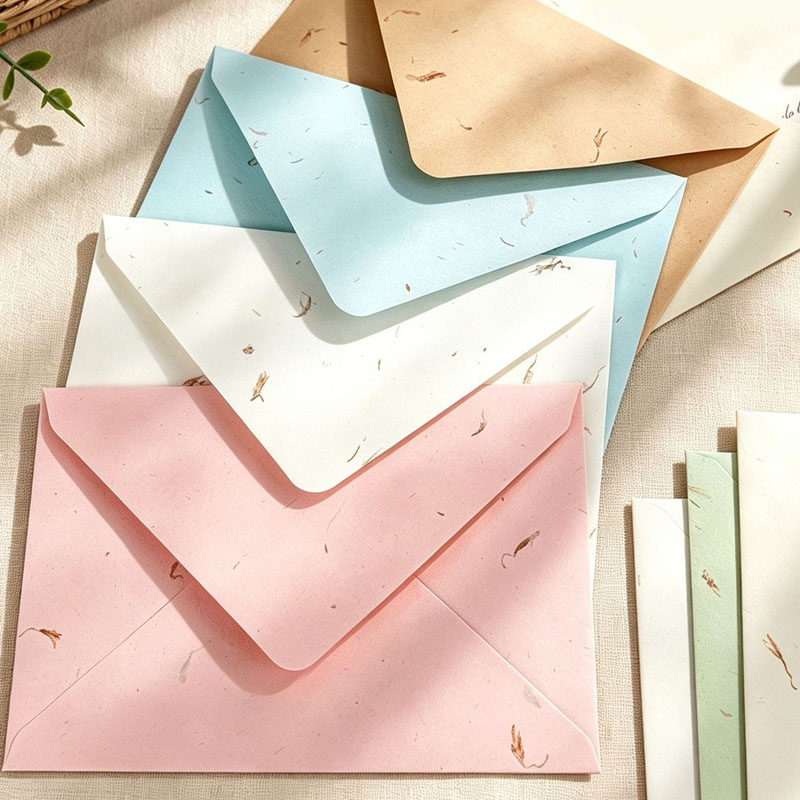Wedding Supply Business - 50pcs 16.5x11cm Bauhinia Flower Petals Envelopes