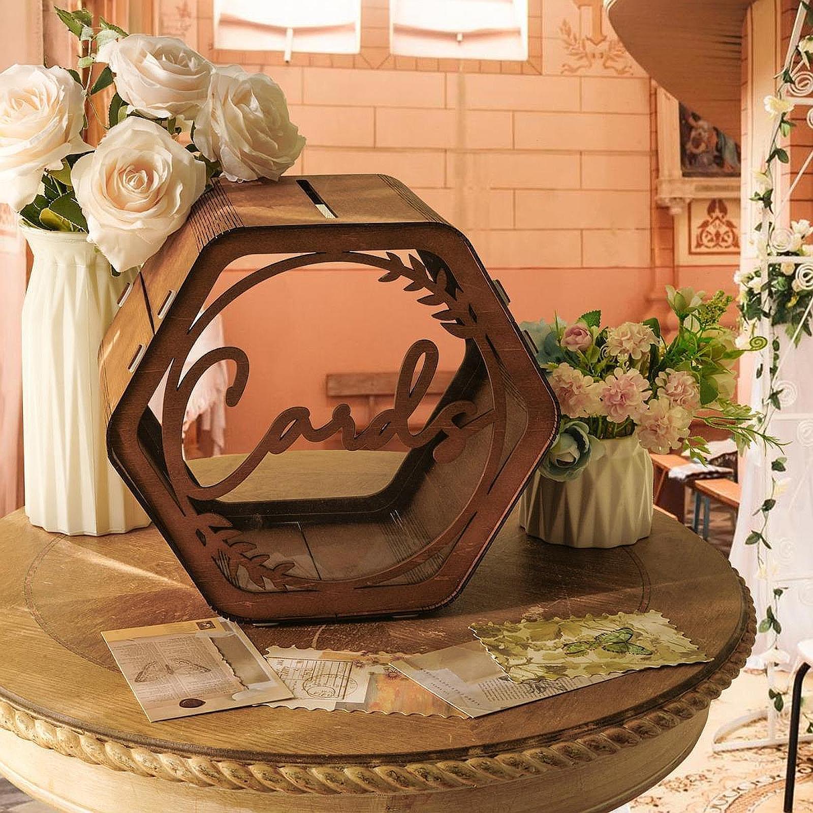 Wedding Card Box with Slot Dec - Wedding Card Box ulasan dan harga