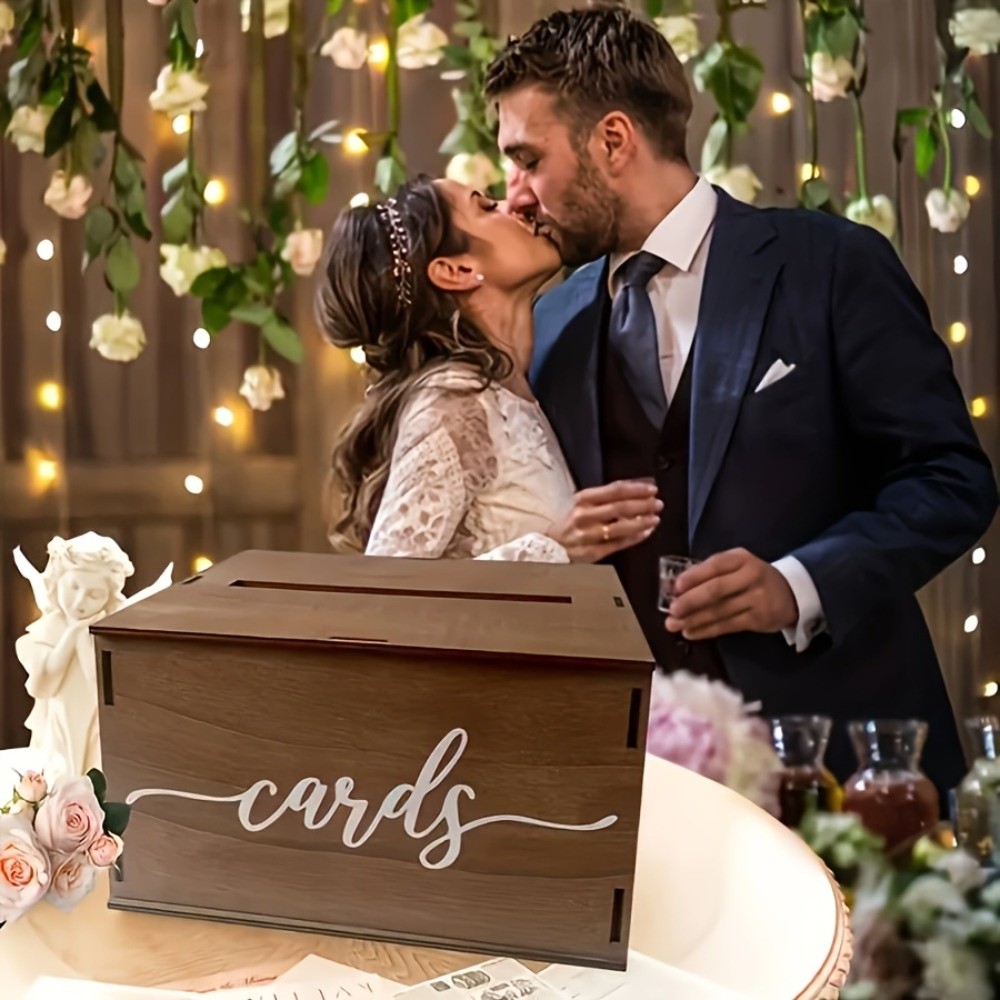 New Wooden Wedding Card Box De - Wedding Card Box ulasan dan harga