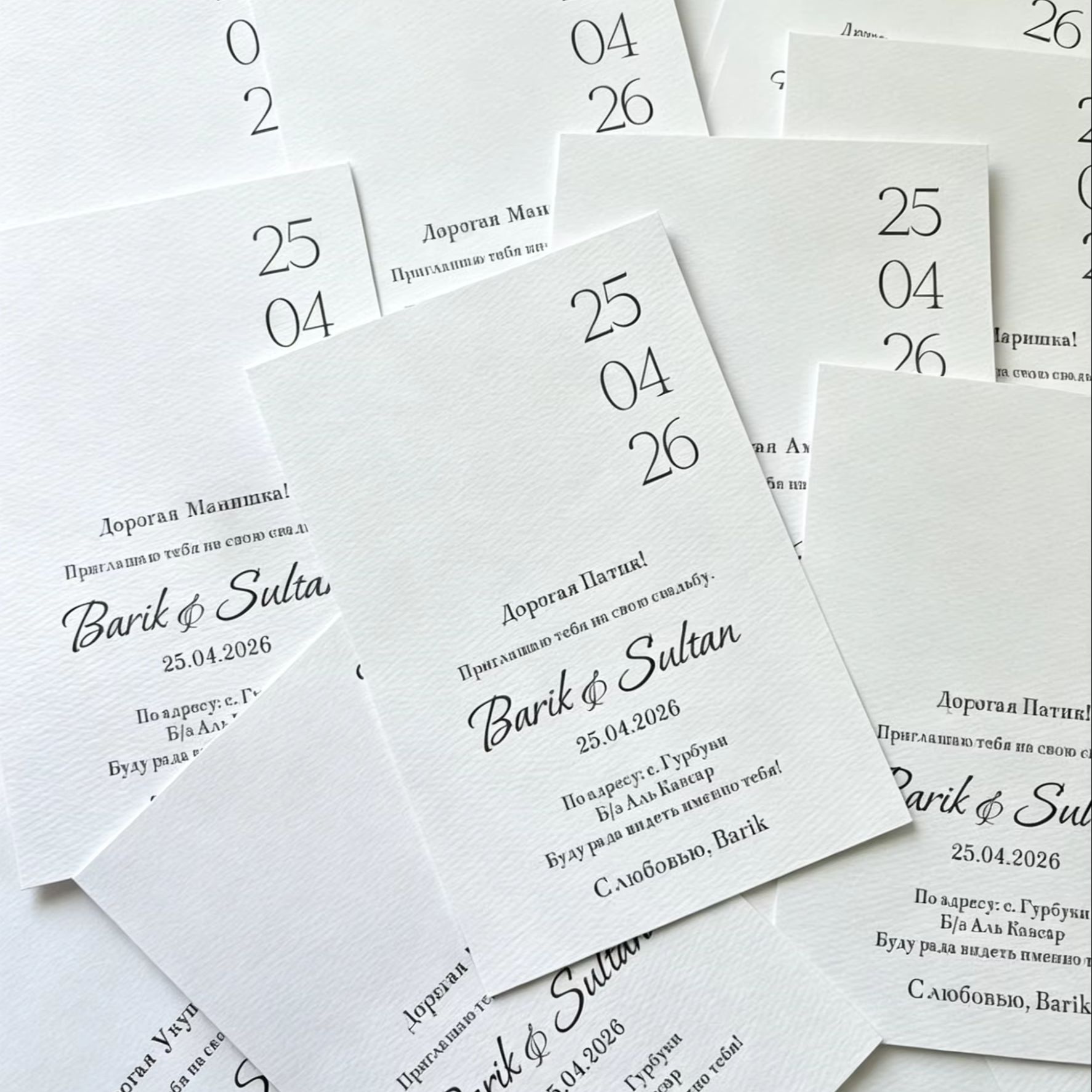 Custom Texture Cotton Card Wed - Wedding Supply Business ulasan dan harga
