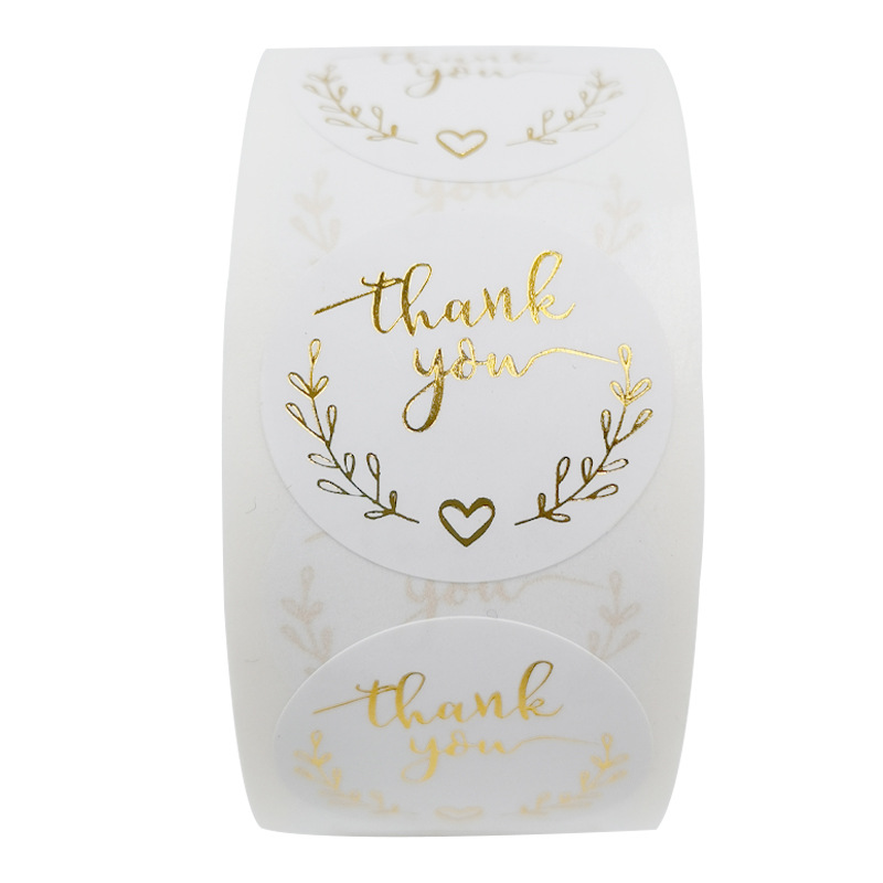 100-500pcs Gold Thank You Stic - Wedding Supply Business ulasan dan harga