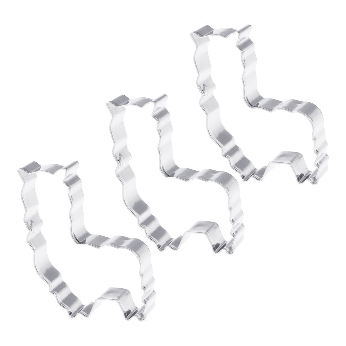 3Pcs Alpaca Shaped Stainless S - Wedding Cake Supply ulasan dan harga