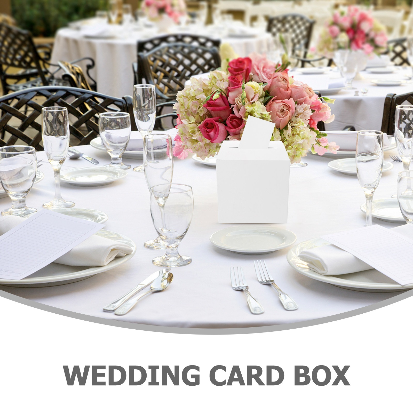 1Set Wedding Card Box White Pa - Wedding Card Box ulasan dan harga