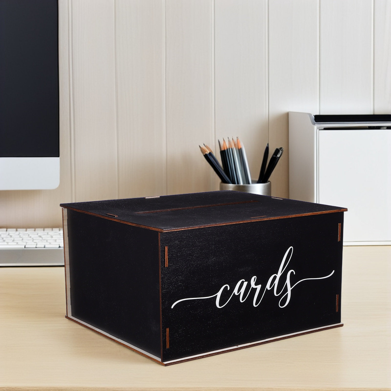 Wood Cards Box for Wedding Rus - Wedding Card Box ulasan dan harga