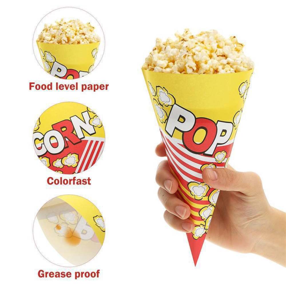 Conical Popcorn Paper Holder T - Wedding Supply Bulk ulasan dan harga