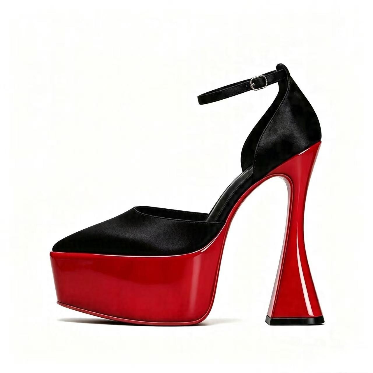 Women Satin Pointed Toe Platfo - Wedding Super ulasan dan harga