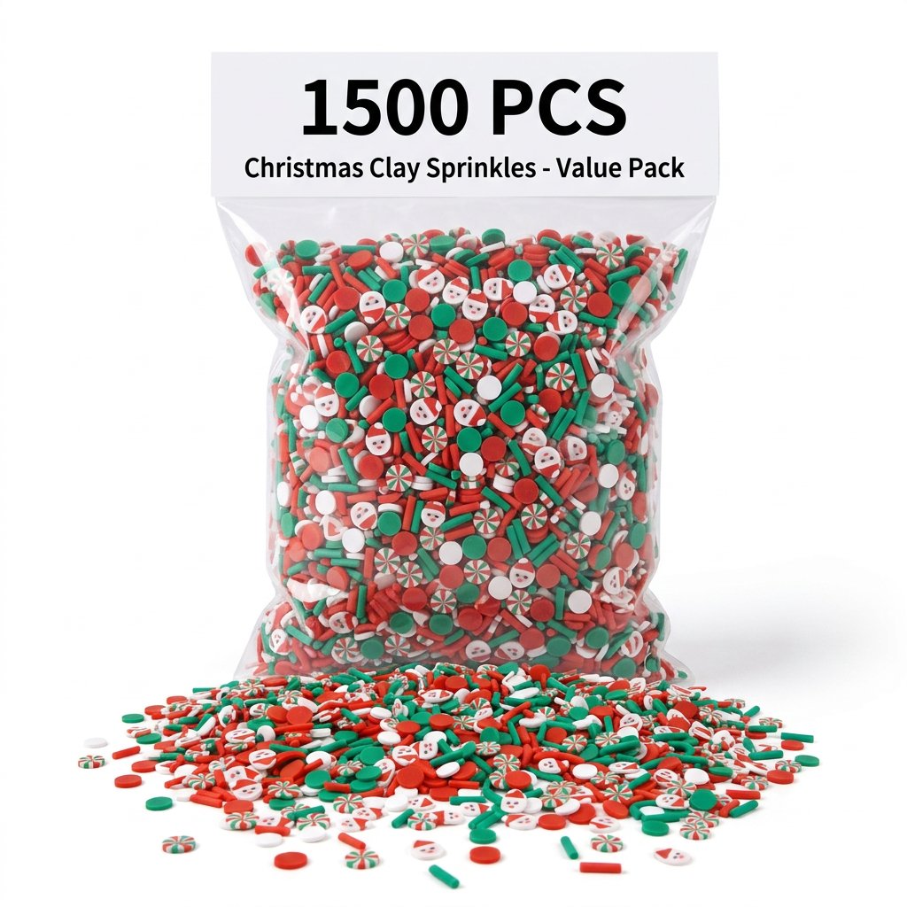 1500pcs Christmas Clay Sprinkl - Wedding Supply Bulk ulasan dan harga