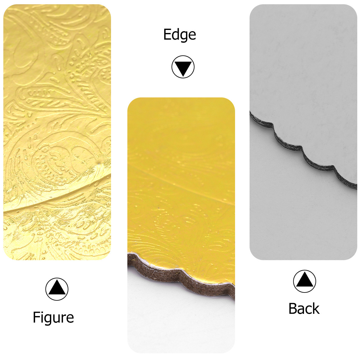 10Pcs Round Food Grade Paper C - Wedding Cake Supply ulasan dan harga