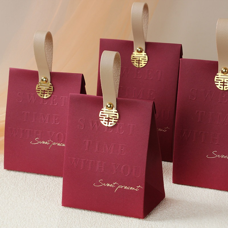 20/50Pcs Premium Wine Red Gift - Wedding Event Supply ulasan dan harga