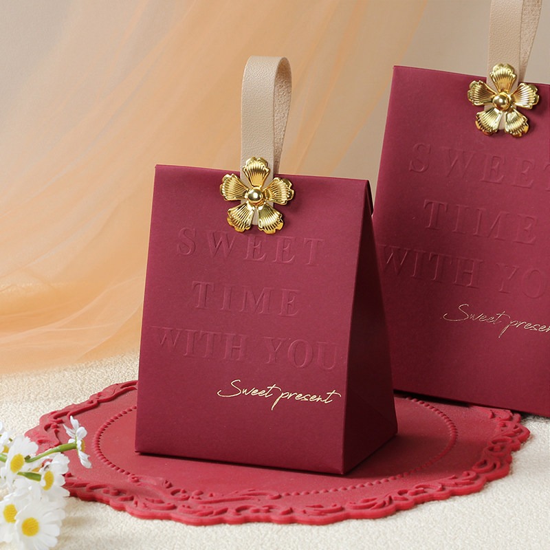 20/50Pcs Premium Wine Red Gift - Wedding Event Supply ulasan dan harga