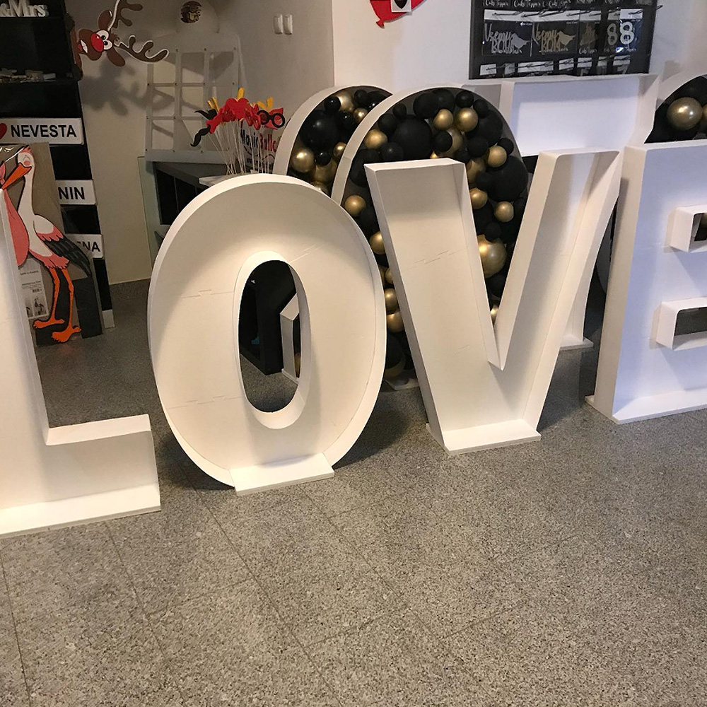 73cm Letters Balloons Frame Mo - Wedding Z ulasan dan harga