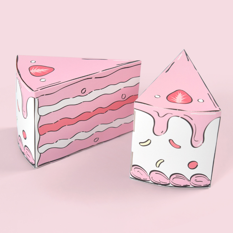 Triangular Cake Shaped Paper G - Wedding Cake Supply ulasan dan harga