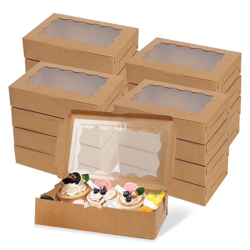 5/10/20pcs Cake Bakery Box Wit - Wedding Cake Supply ulasan dan harga