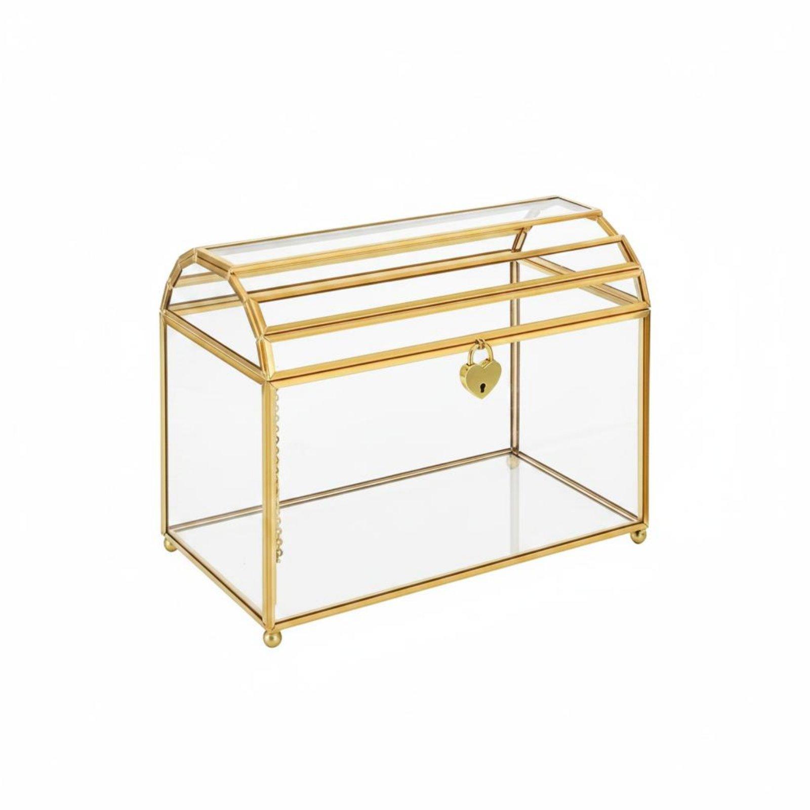 Elegant Glass Wedding Envelope - Wedding Card Box ulasan dan harga