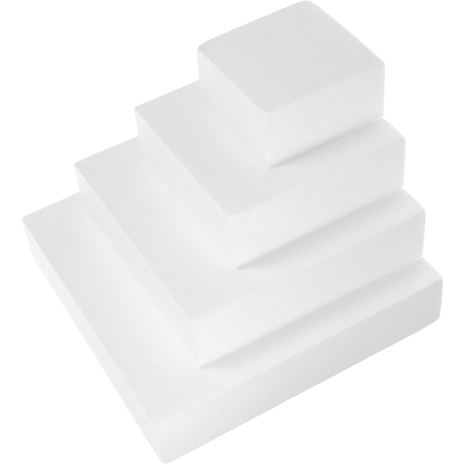 4Pcs Foam Cake Dummies Cubic S - Wedding Cake Supply ulasan dan harga